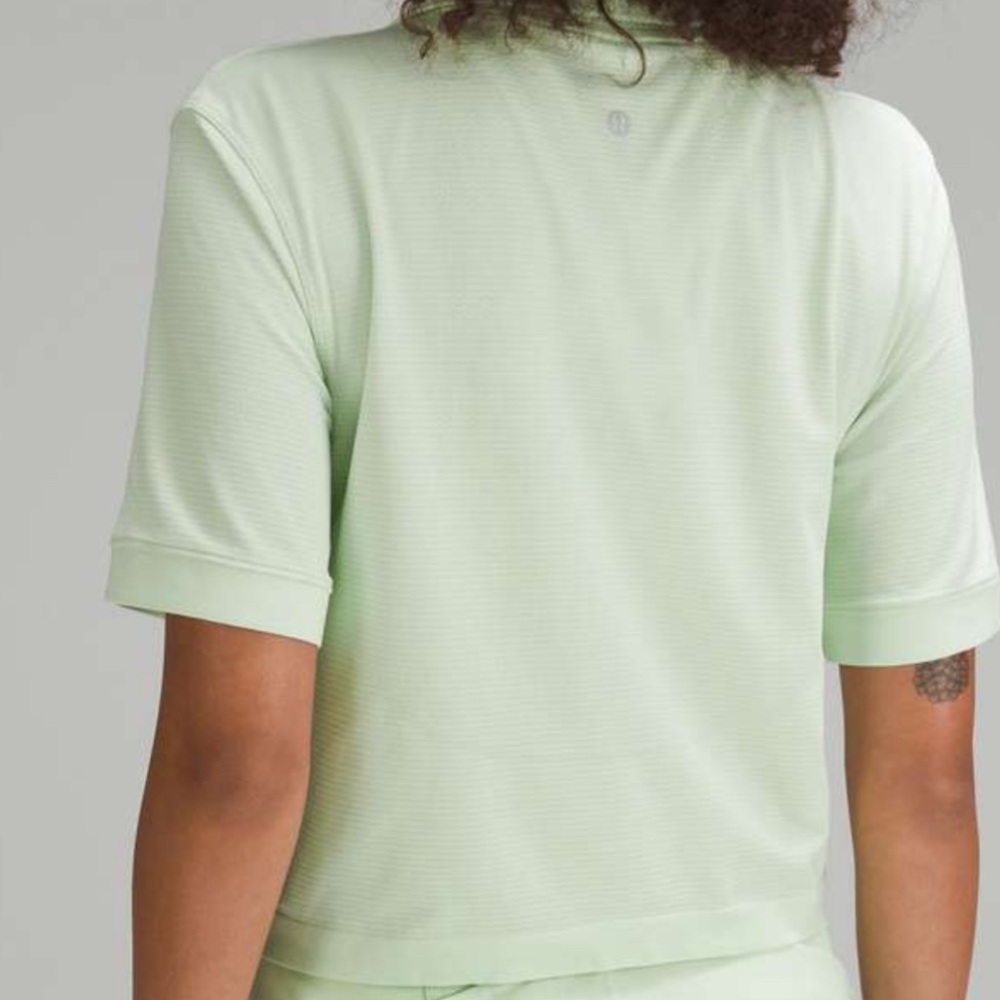 Mint Green Lululemon Swiftly Tech Relaxed-Fit Polo Shirt size - Picture 3 of 8